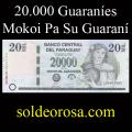 Billetes 2009 2- 20.000 Guaran�es